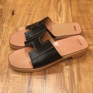 Hermès slide clog shoes